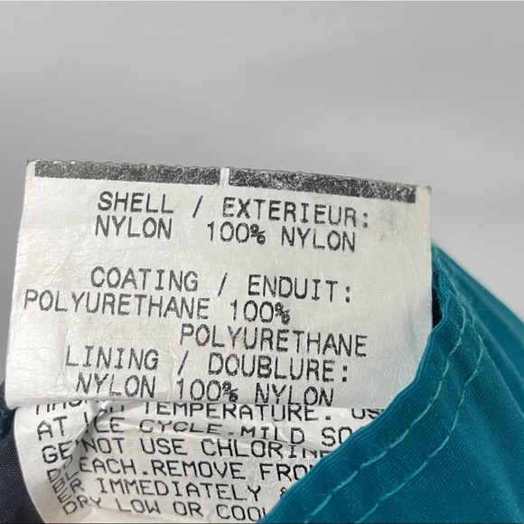 Roffe Snow Pants Blue Turquoise Junior Size 18 Outdoor Straight Leg Side Zip - Picture 9 of 9